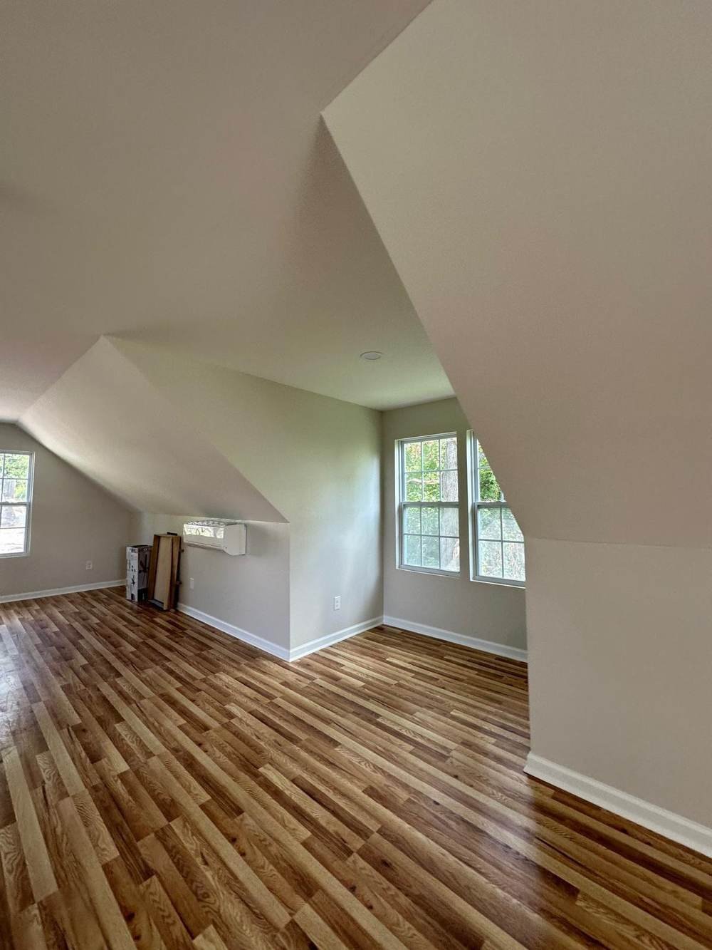 Freshly painted interior room finished by Forge Build Group